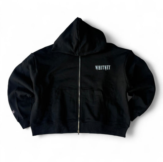 BLACK WHITNEY HOODIE